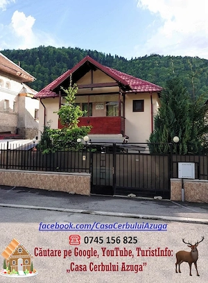 Casa Cerbului Azuga de 1 Mai 170 camera, 4-6 pers. self-catering, ideal 2-3 familii