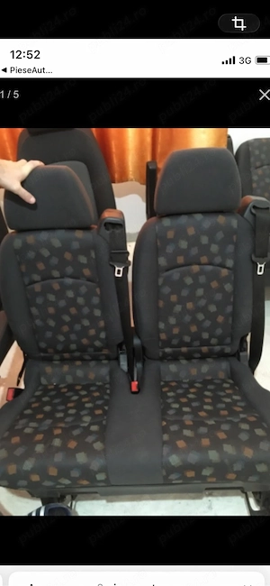 bancheta mercedes vito w639 2 si 2+1