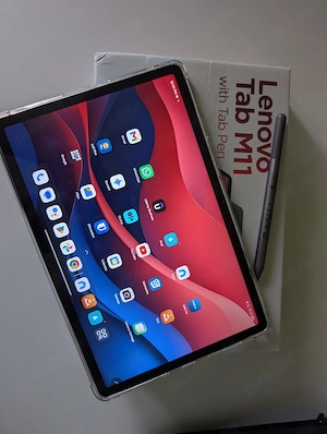Lenovo Tab M11 cu sim 4G 128GB 4GB cu husa si pen, stare perfecta, in garantie