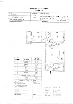 Apartament 3 camere, 2 balcoane - imagine 9