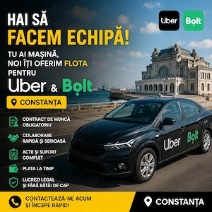 Flota uber bolt Constanta cauta colaboratori