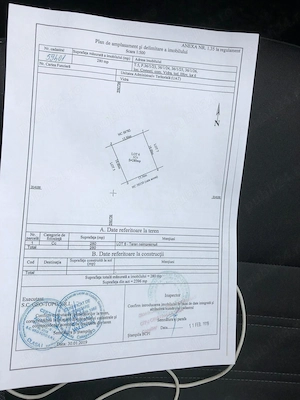 De Vânzare Teren  În Berceni - Vidra 280 mp   15.56 D   18 Adâncime  - imagine 6