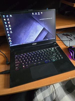 Laptop gaming MSI GS66 Stealth - i7 gen 10, 16GB RAM, 6GB video, 512GB SSD