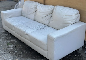 Set Canapea Fixa 3 locuri cu 2 Fotolii; Canapea cu fotolii pentru retapitare - imagine 4