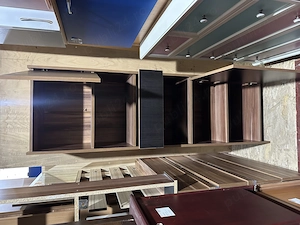 2 buc Dulap cu Usa si Sertar; Set din ansamblu biblioteca living - imagine 5