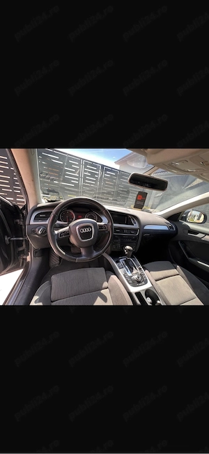 Audi A4, B8, an fabricatie 2009, 2.0 tdi, 140 CP, negru, break - imagine 2
