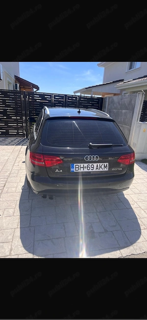 Audi A4, B8, an fabricatie 2009, 2.0 tdi, 140 CP, negru, break - imagine 4