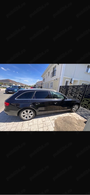 Audi A4, B8, an fabricatie 2009, 2.0 tdi, 140 CP, negru, break - imagine 3