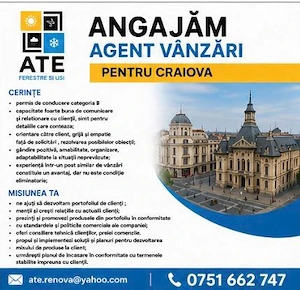 Agent Vanzari (Timisoara, Brasov, Cluj, Sibiu, Craiova) - imagine 4
