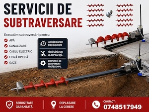 Ofer servicii de subtraversare