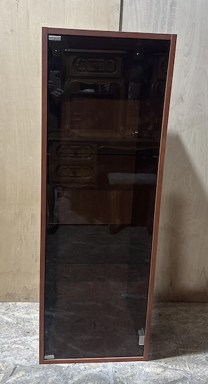 2 buc Dulap Suspendat cu usa de sticla; Mic Dulap tip Vitrina