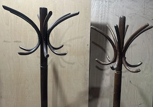 2 buc Cuier Vintage Stil Thonet; Cuier din lemn masiv tip pom