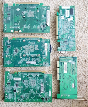 Placa video 8500 GT 512MB ram pci express montata pe un PC intel 775 core