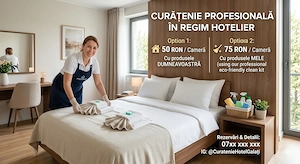 Ofer service de curățenie
