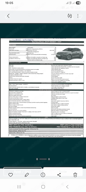 Hyundai kona electric model 2022 204 cp long range 64,8 kw - imagine 9