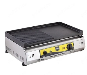 Grill profesional Moratti,  cu placa de fonta 