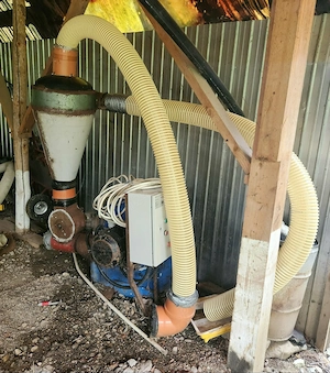 Moara cu aspiratie, Transportor cereale, Snec cereale