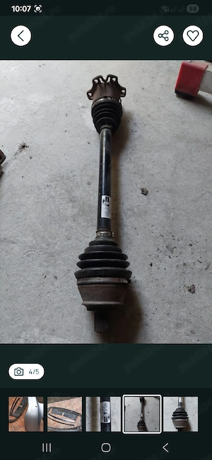 Planetara Audi A6 C6 si etriere spate 