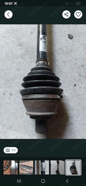 Planetara Audi A6 C6 si etriere spate  - imagine 3