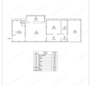 Apartament 3 camere, parter, zonă Girocului, comision 0% - imagine 17