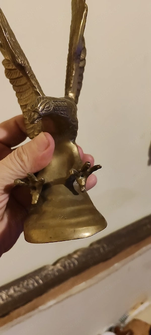 vultur bronz antik - imagine 4