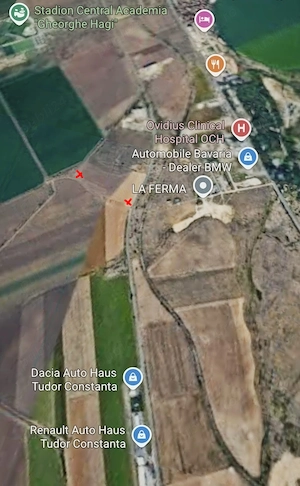 Varianta Ovidiu ,Teren extravilan  industrial de vanzare pretabil hale limita teritoriala Constanta - imagine 4
