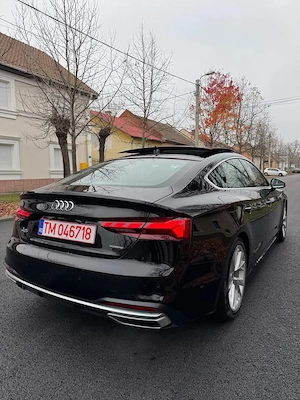 Audi A5 Sportback S-Line, quattro, an 2023, 2.0TFSI MHEV, cu doar 20.000 km - imagine 5