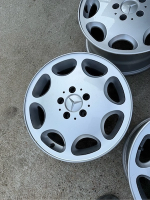 Jante RETRO Mercedes, R16, 8J, W124, R129, W201, in stare buna. Livrare cu verificare - imagine 5