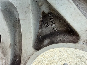 Jante RETRO Mercedes, R16, 8J, W124, R129, W201, in stare buna. Livrare cu verificare - imagine 2