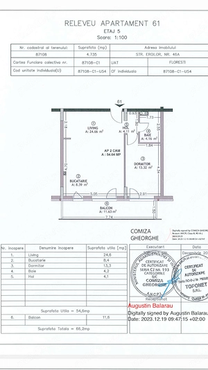 Persoană fizică închiriez apartament 2 camere Florești, Eroilor - imagine 10