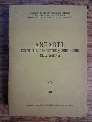 Anuarul institutului de istorie si arheologie cluj napoca format pdf din 1959 - 1990 - 