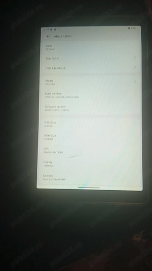 de vanzare o tabletă 