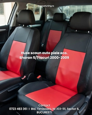 Huse scaun auto Sharan 5/7 locuri 2000-2009 - imagine 3