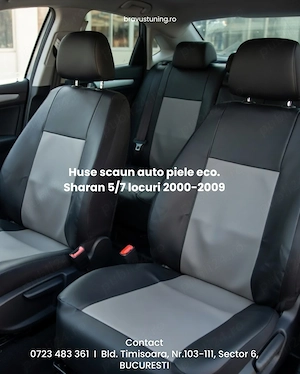 Huse scaun auto Sharan 5/7 locuri 2000-2009 - imagine 2