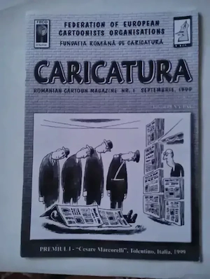 320. Revista de umor, Caricatura nr. 1, 1999