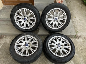 SET 4 jante aliaj originale FORD + anvelope R16 Firestone