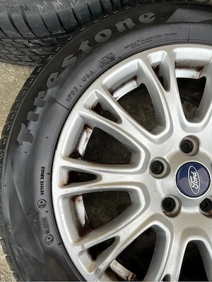 SET 4 jante aliaj originale FORD + anvelope R16 Firestone - imagine 2