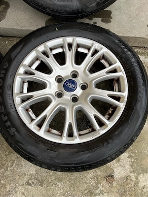 SET 4 jante aliaj originale FORD + anvelope R16 Firestone - imagine 4