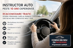 Ședințe auto pentru persoane cu permis