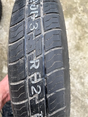 Roata de rezerva ingusta (slim)- T125/90 R16- ca noua!  - imagine 3
