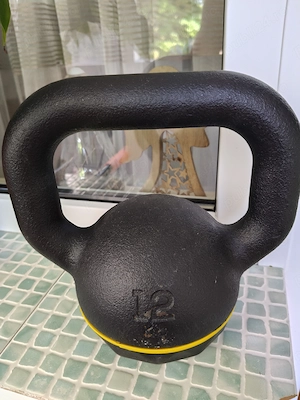 Ganteră Kettlebell 12 kg - imagine 3