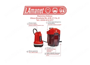 Pompa submersibila pe acumulator Einhell Expert GE-PP 18 RB Li Solo Power X Change 18 V acumulator 4
