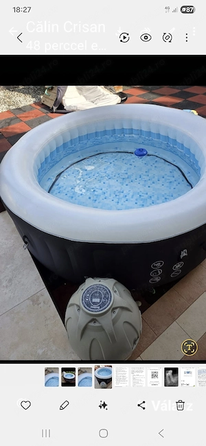 Jacuzzi Lay-Z-Spa 1,80x66 cm - imagine 3