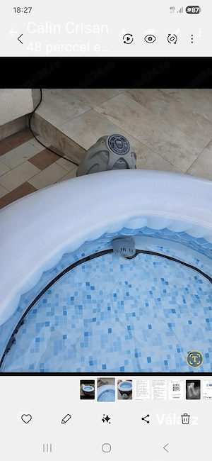 Jacuzzi Lay-Z-Spa 1,80x66 cm - imagine 2