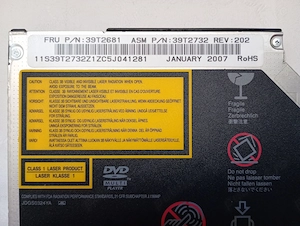 DVD-ROM Lenovo Model UJDA775 Pentru Laptopuri Lenovo ThinkPad