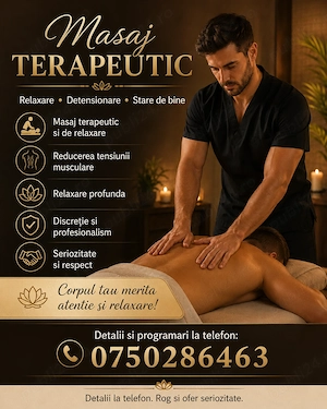 Masaj de relaxare terapeutic