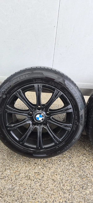 Set Jante BMW Negre R16 + Anvelope Laufenn DOT 1824 (Rulate 3 luni!) - imagine 4