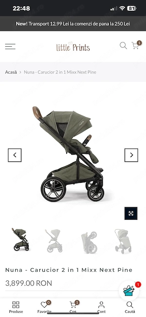 Vând pachet premium pentru bebe marca Nuna - imagine 3
