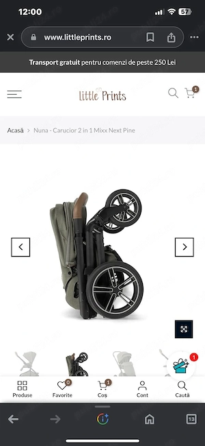Vând pachet premium pentru bebe marca Nuna - imagine 4