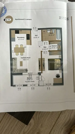 Apartament 2 camere – Concept 9 - imagine 11